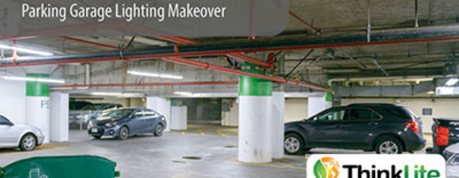 ThinkLite Creates a New Standard of Efficiency at Bostons Prudential Center Garage Lighting Makeover