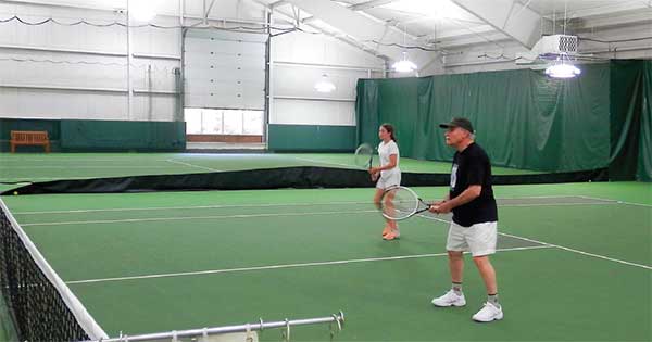 New lights make for a brighter Vineyard Tennis Center