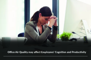 Office air quality may affect employees’ cognition and productivity.