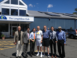 Craig Huntley, Solect Energy, Dinesh Wadhwani, ThinkLite, MA State Treasurer Steve Grossman, Laury Hammel and Myke Farricker, The Longfellow Clubs, Michael Green and Quinton Zondervan, CALC.